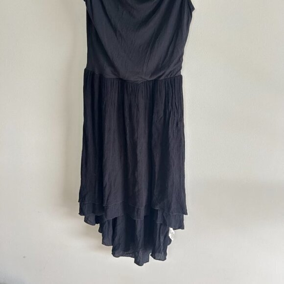 Free People Women's Cowl Neck Sleeveless Sheath Two Timer Dress Sz S Open Back - Picture 6 of 8